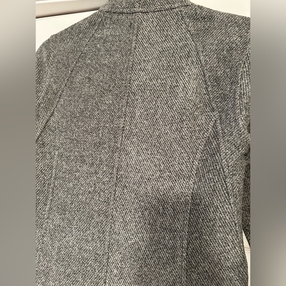Athleta Stroll Fleece Full Zip Jacket Zip Pockets Seaming Heather Gray Size XS - Picture 4 of 8